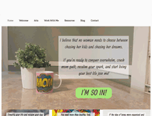 Tablet Screenshot of motherandmore.com